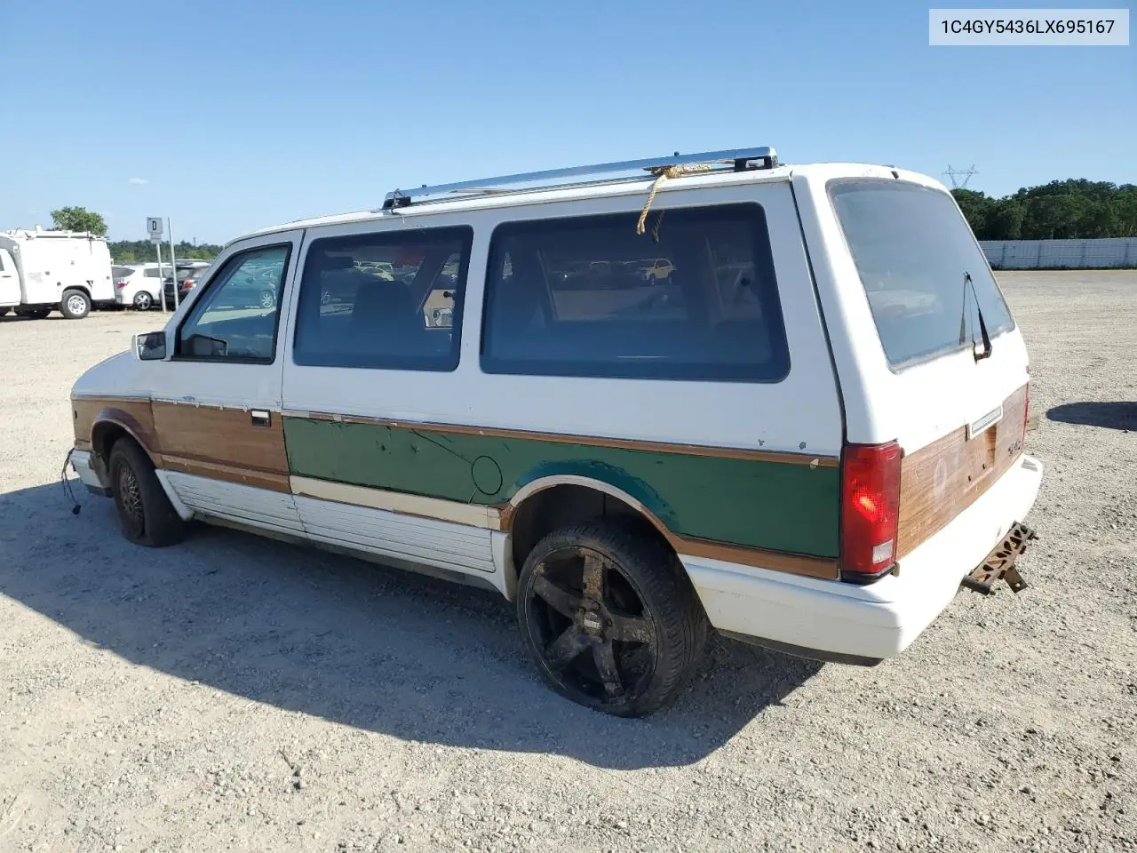 1990 Chrysler Town & Country VIN: 1C4GY5436LX695167 Lot: 53585185