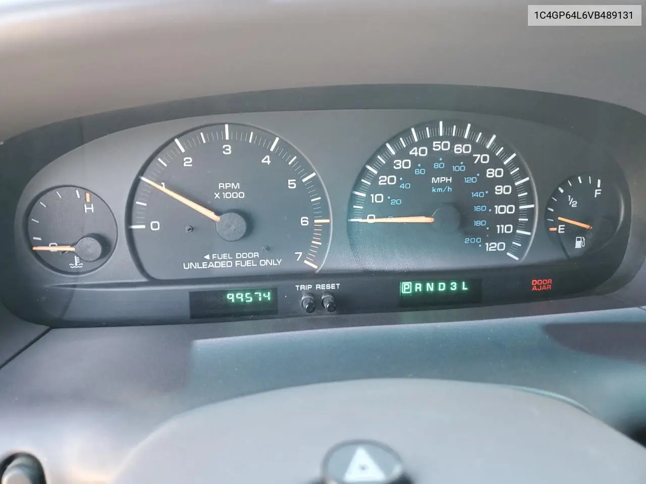 1997 Chrysler Town & Country Lxi VIN: 1C4GP64L6VB489131 Lot: 56994635