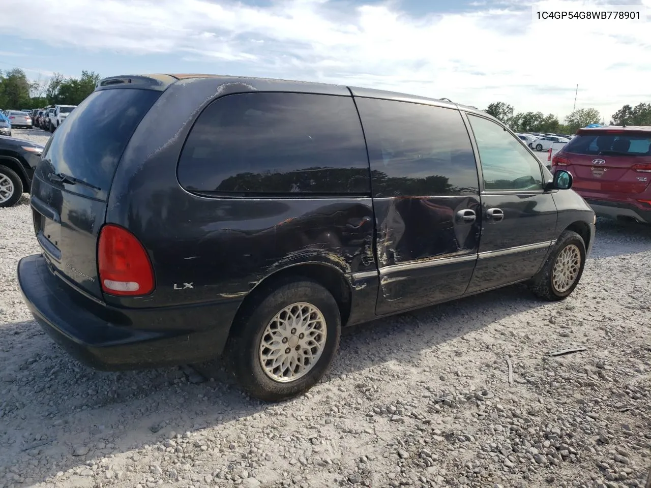1998 Chrysler Town & Country Lx VIN: 1C4GP54G8WB778901 Lot: 58175254