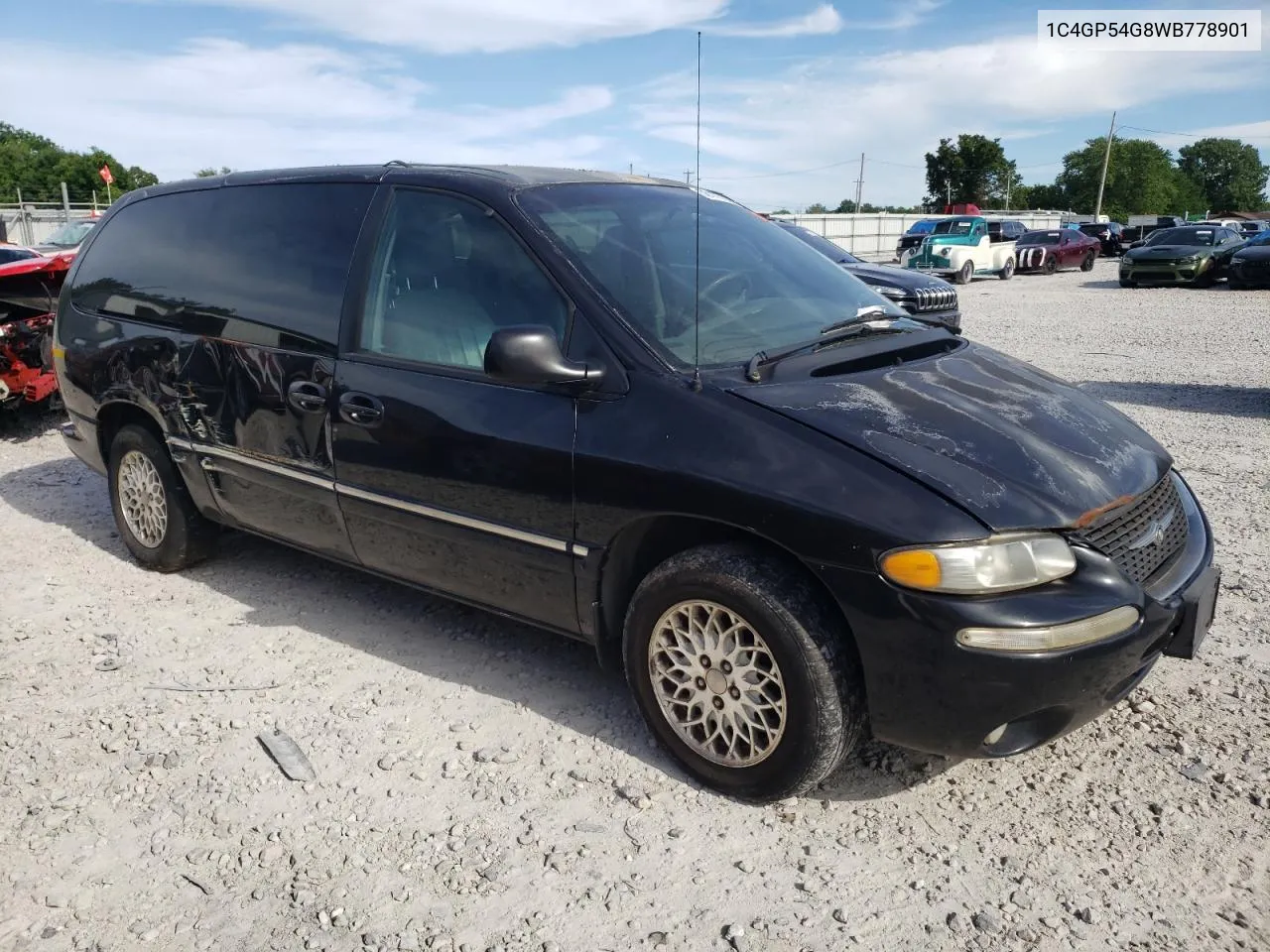 1998 Chrysler Town & Country Lx VIN: 1C4GP54G8WB778901 Lot: 58175254