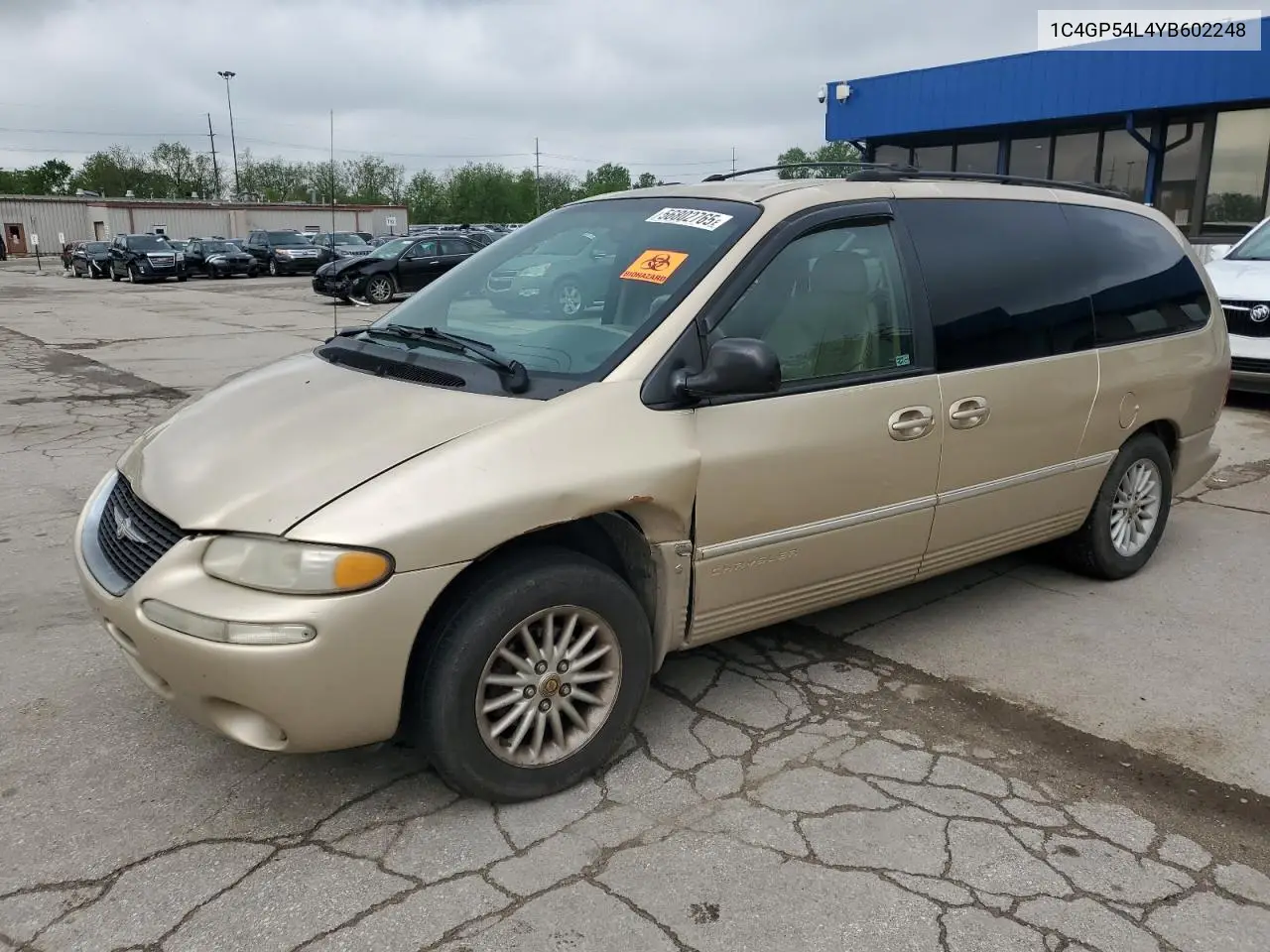 2000 Chrysler Town & Country Lxi VIN: 1C4GP54L4YB602248 Lot: 56802765