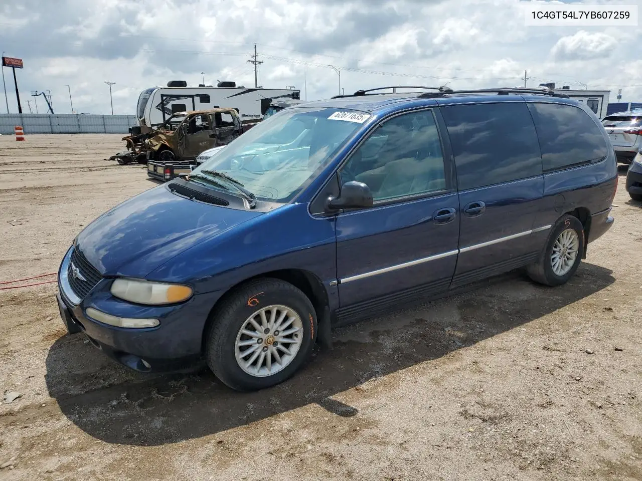2000 Chrysler Town & Country Lxi VIN: 1C4GT54L7YB607259 Lot: 62671635