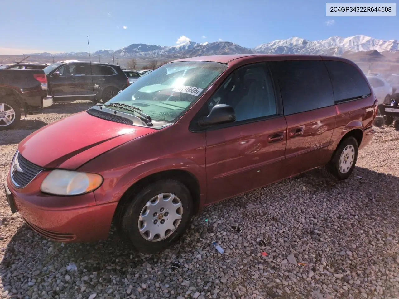 2002 Chrysler Town & Country El VIN: 2C4GP34322R644608 Lot: 46716585