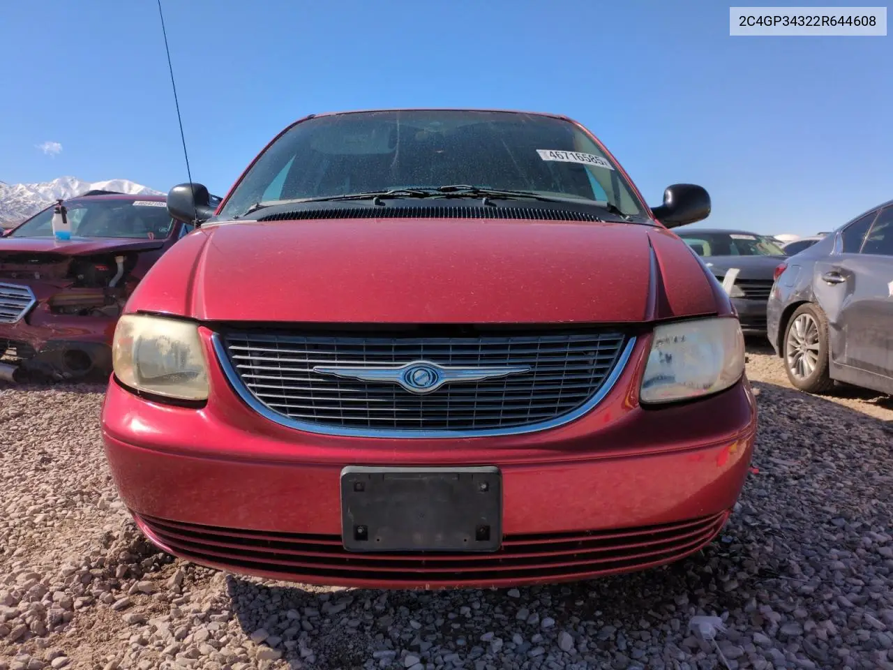 2002 Chrysler Town & Country El VIN: 2C4GP34322R644608 Lot: 46716585