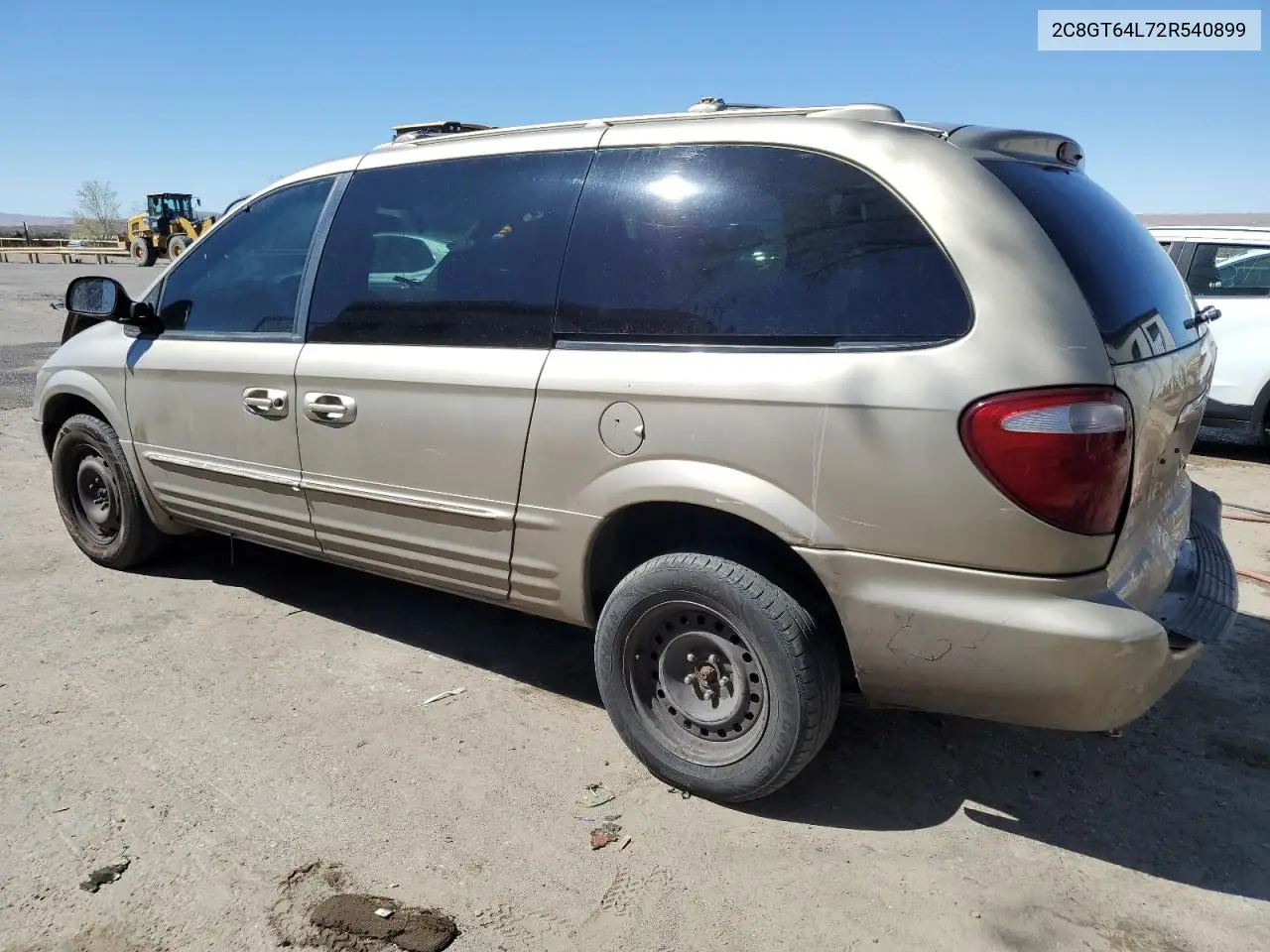 2002 Chrysler Town & Country Limited VIN: 2C8GT64L72R540899 Lot: 48377185