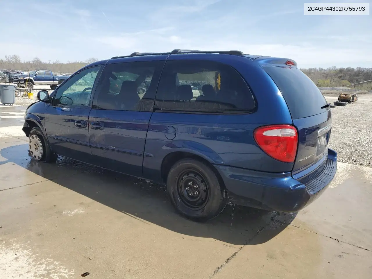 2002 Chrysler Town & Country Lx VIN: 2C4GP44302R755793 Lot: 51436005