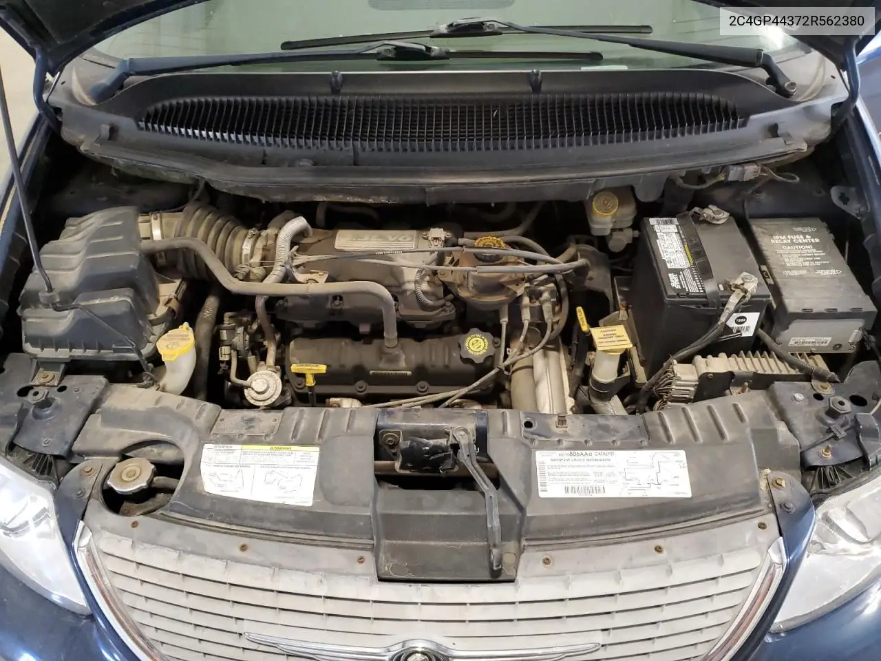 2002 Chrysler Town & Country Lx VIN: 2C4GP44372R562380 Lot: 56752925