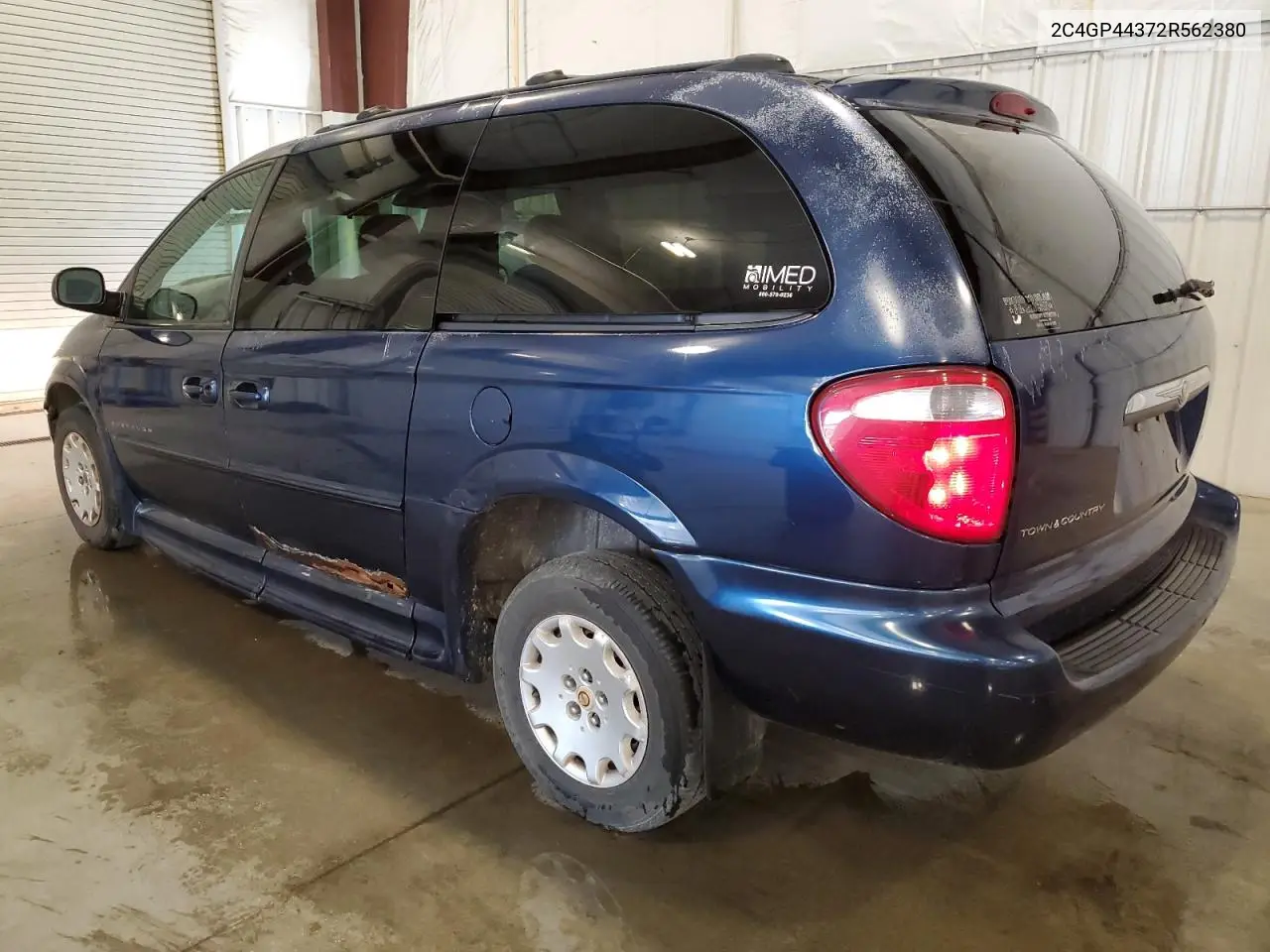 2002 Chrysler Town & Country Lx VIN: 2C4GP44372R562380 Lot: 56752925