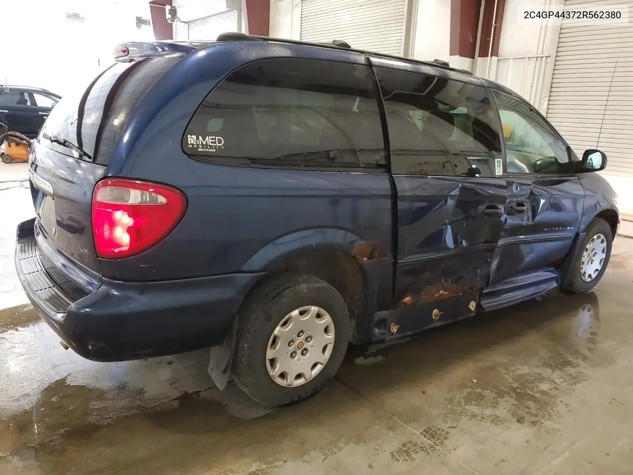 2002 Chrysler Town & Country Lx VIN: 2C4GP44372R562380 Lot: 56752925