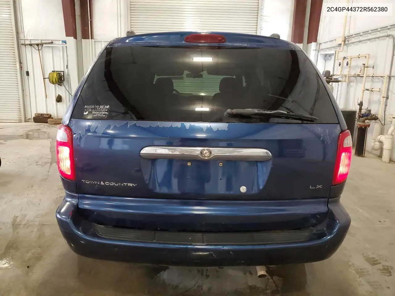 2002 Chrysler Town & Country Lx VIN: 2C4GP44372R562380 Lot: 56752925