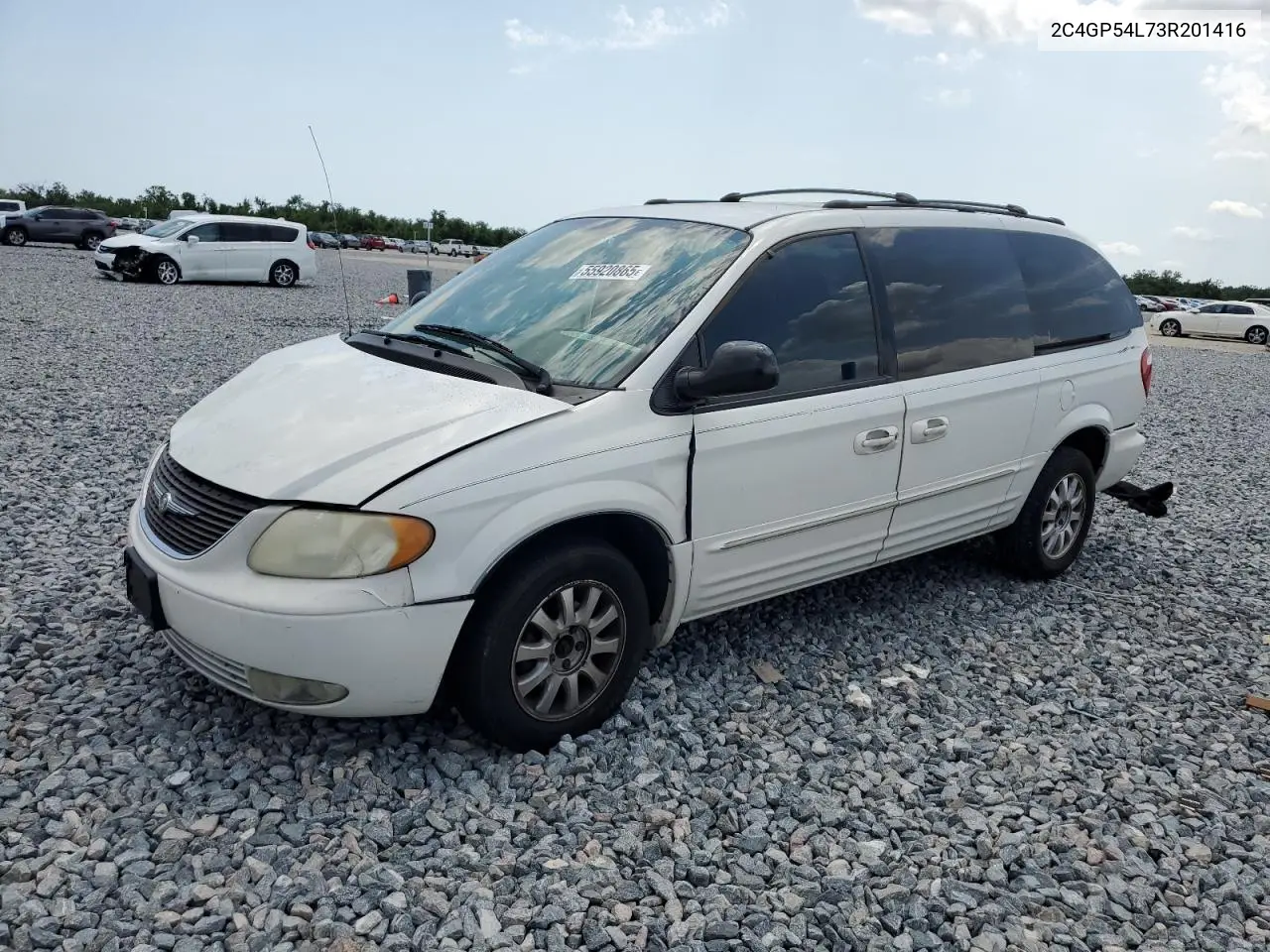 2003 Chrysler Town & Country Lxi VIN: 2C4GP54L73R201416 Lot: 55920865