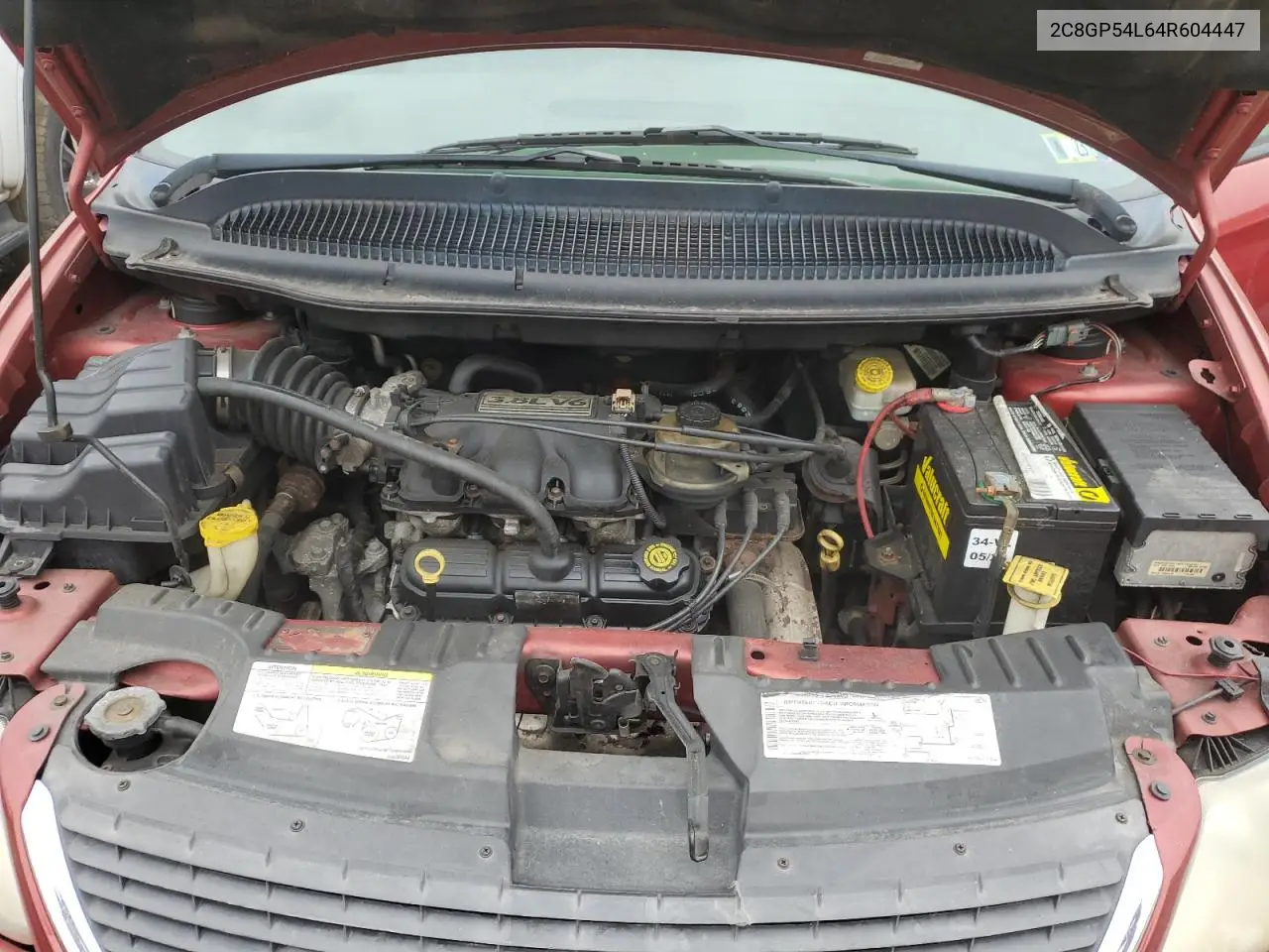 2004 Chrysler Town & Country Touring VIN: 2C8GP54L64R604447 Lot: 62685255