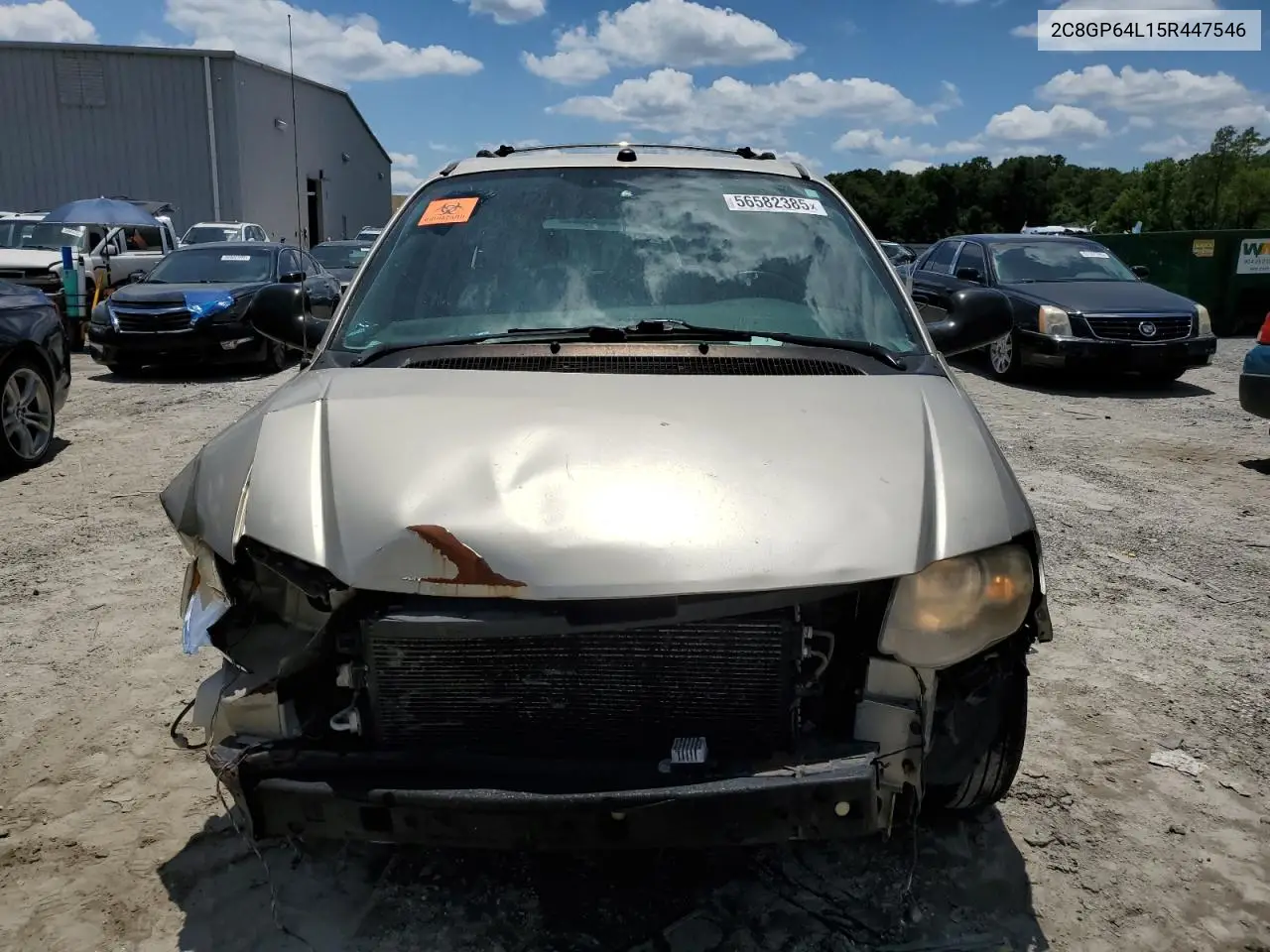 2005 Chrysler Town & Country Limited VIN: 2C8GP64L15R447546 Lot: 56582385