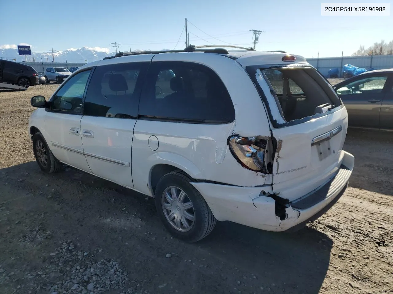 2005 Chrysler Town & Country Touring VIN: 2C4GP54LX5R196988 Lot: 87236994