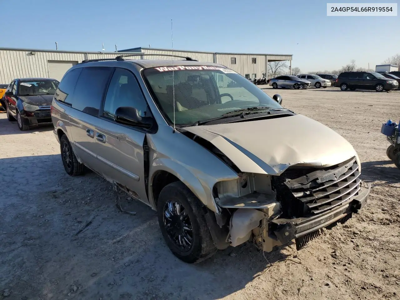 2006 Chrysler Town & Country Touring VIN: 2A4GP54L66R919554 Lot: 48359835