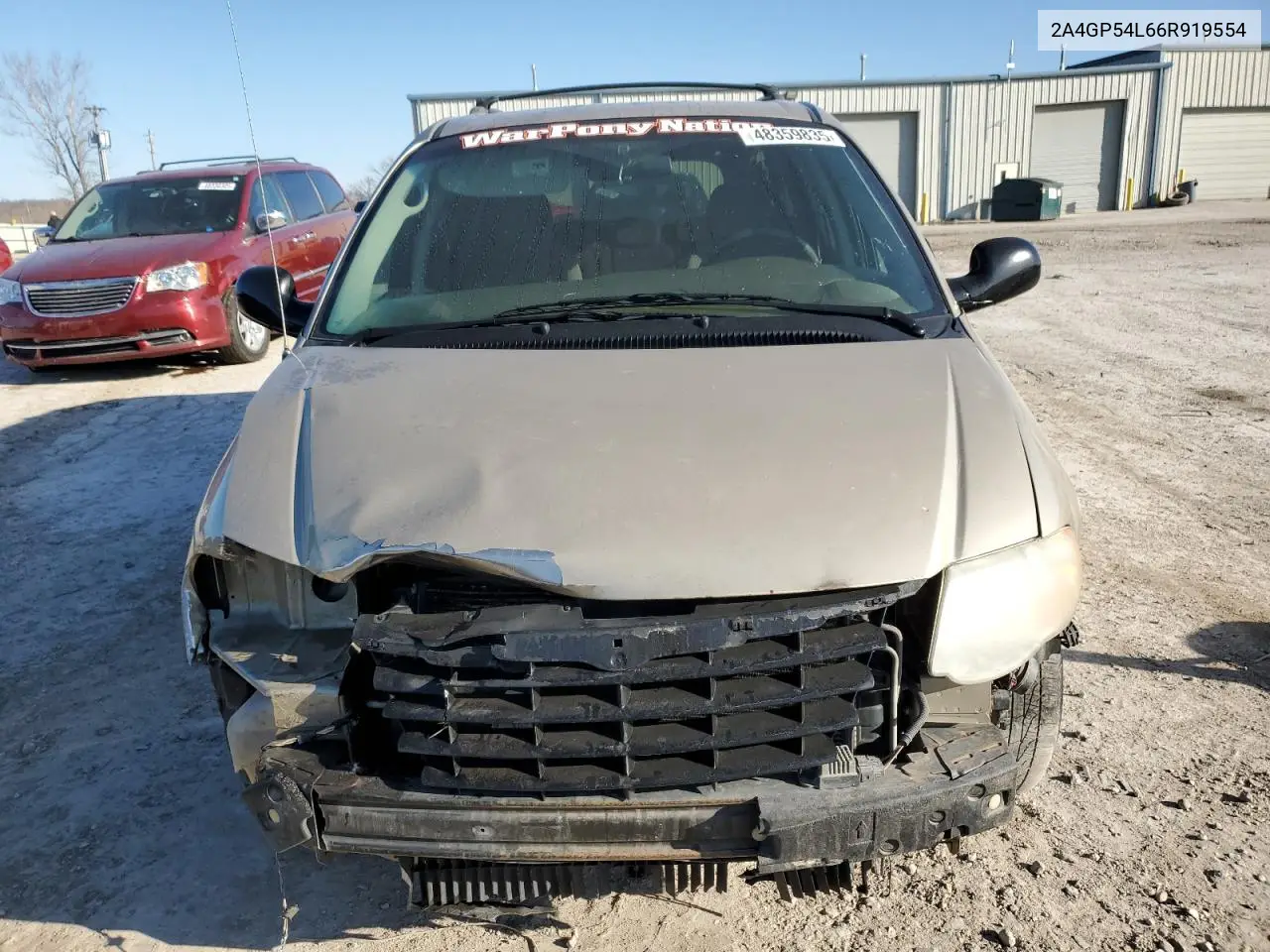 2006 Chrysler Town & Country Touring VIN: 2A4GP54L66R919554 Lot: 48359835