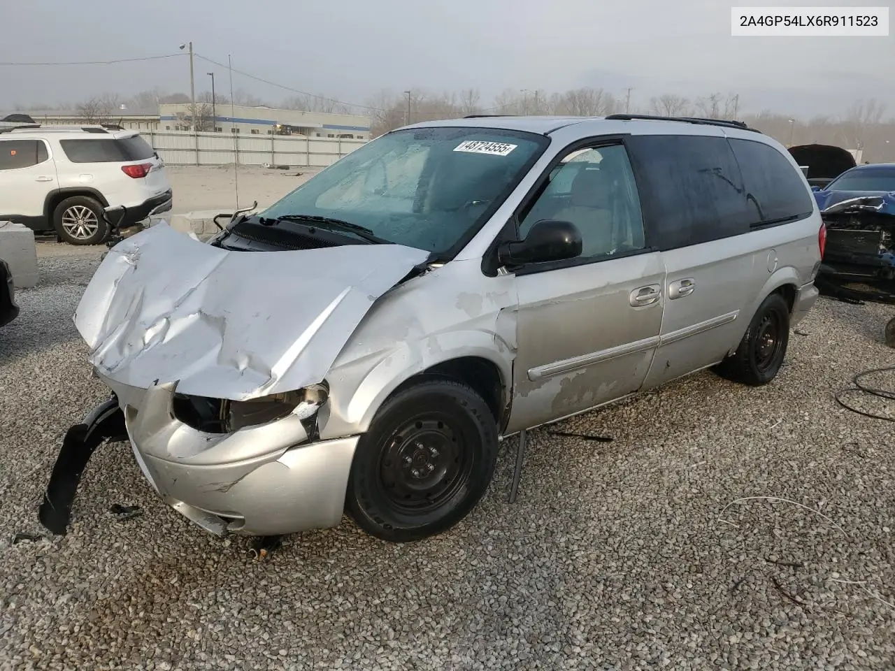 2006 Chrysler Town & Country Touring VIN: 2A4GP54LX6R911523 Lot: 48724555