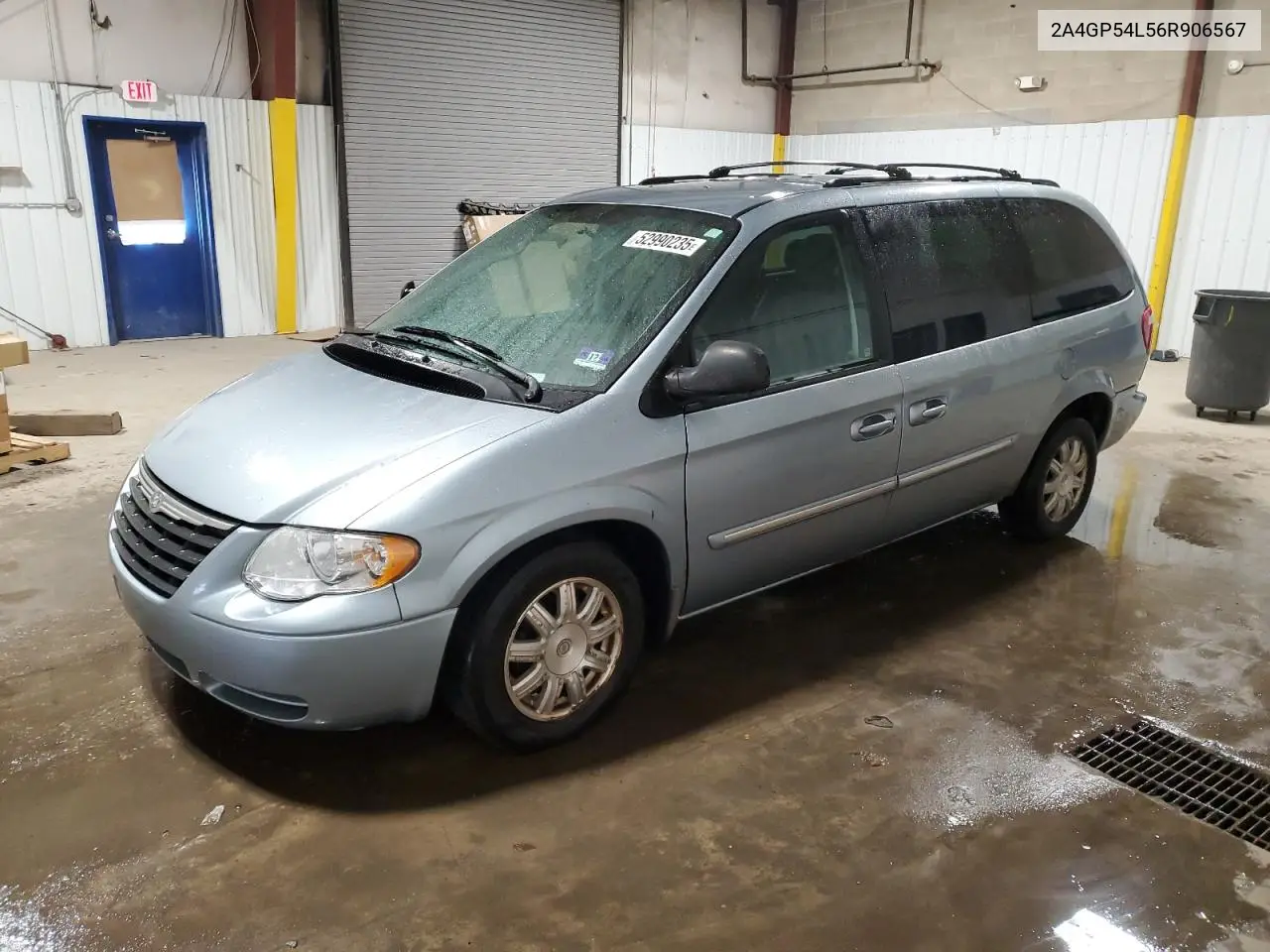 2006 Chrysler Town & Country Touring VIN: 2A4GP54L56R906567 Lot: 52990235