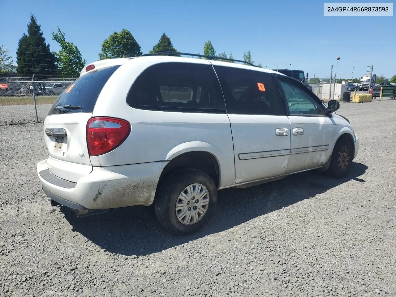 2006 Chrysler Town & Country Lx VIN: 2A4GP44R66R873593 Lot: 55607635