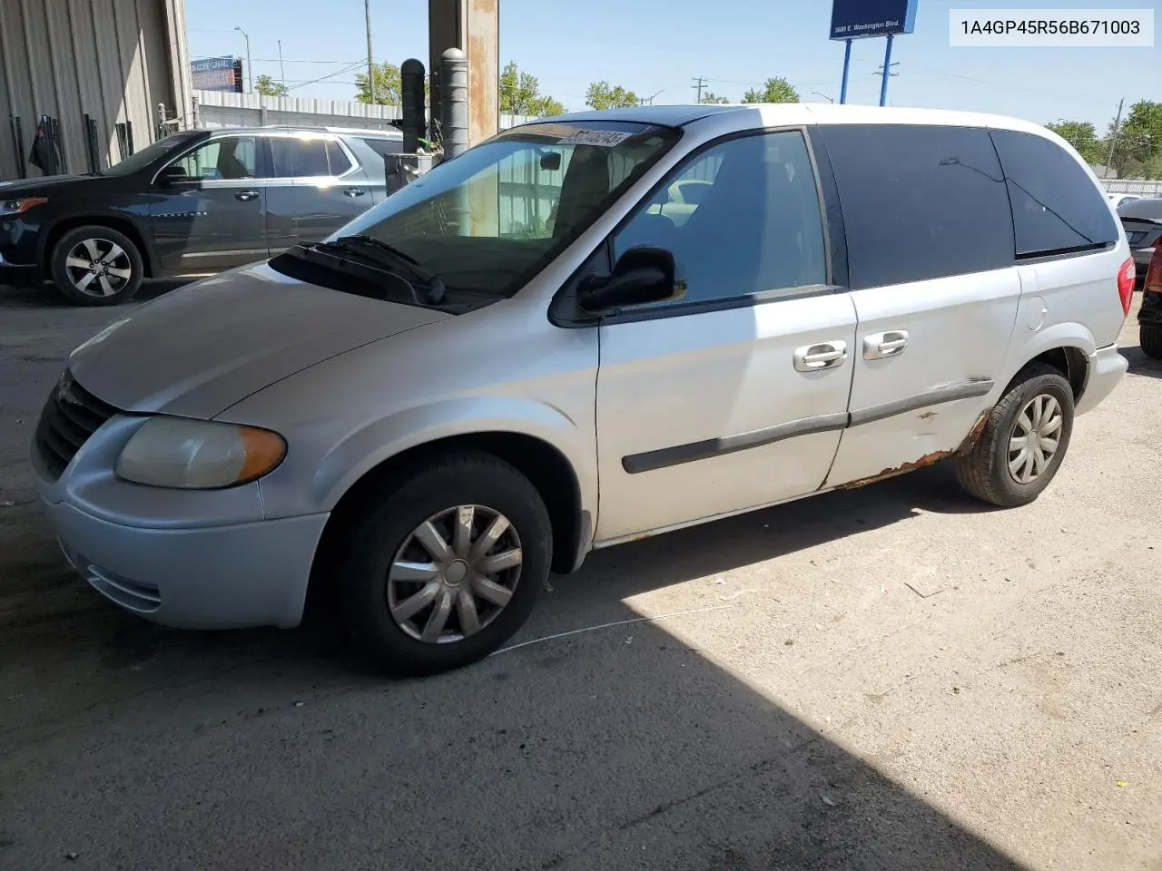 2006 Chrysler Town & Country VIN: 1A4GP45R56B671003 Lot: 56346245