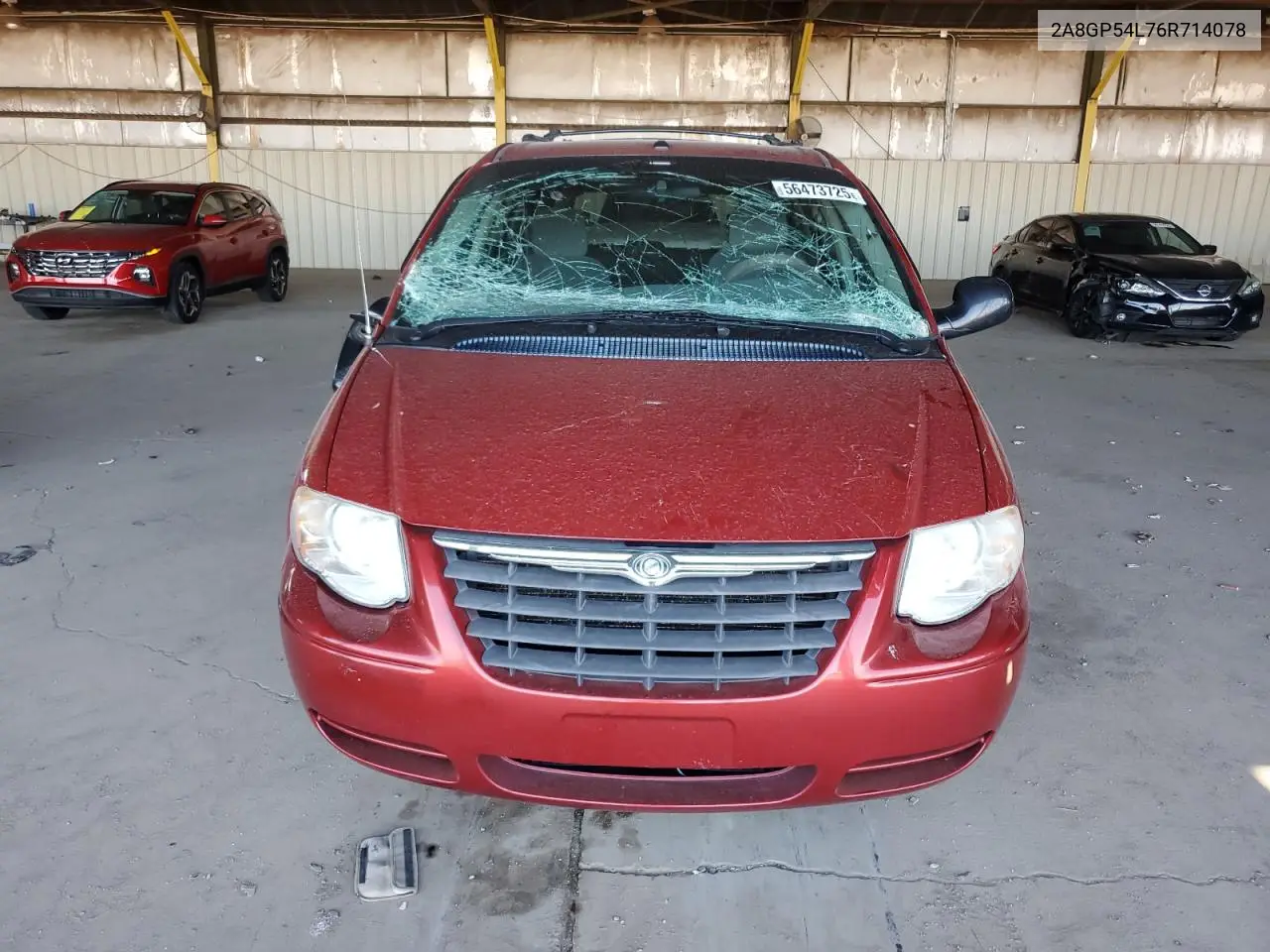 2006 Chrysler Town & Country Touring VIN: 2A8GP54L76R714078 Lot: 56473725