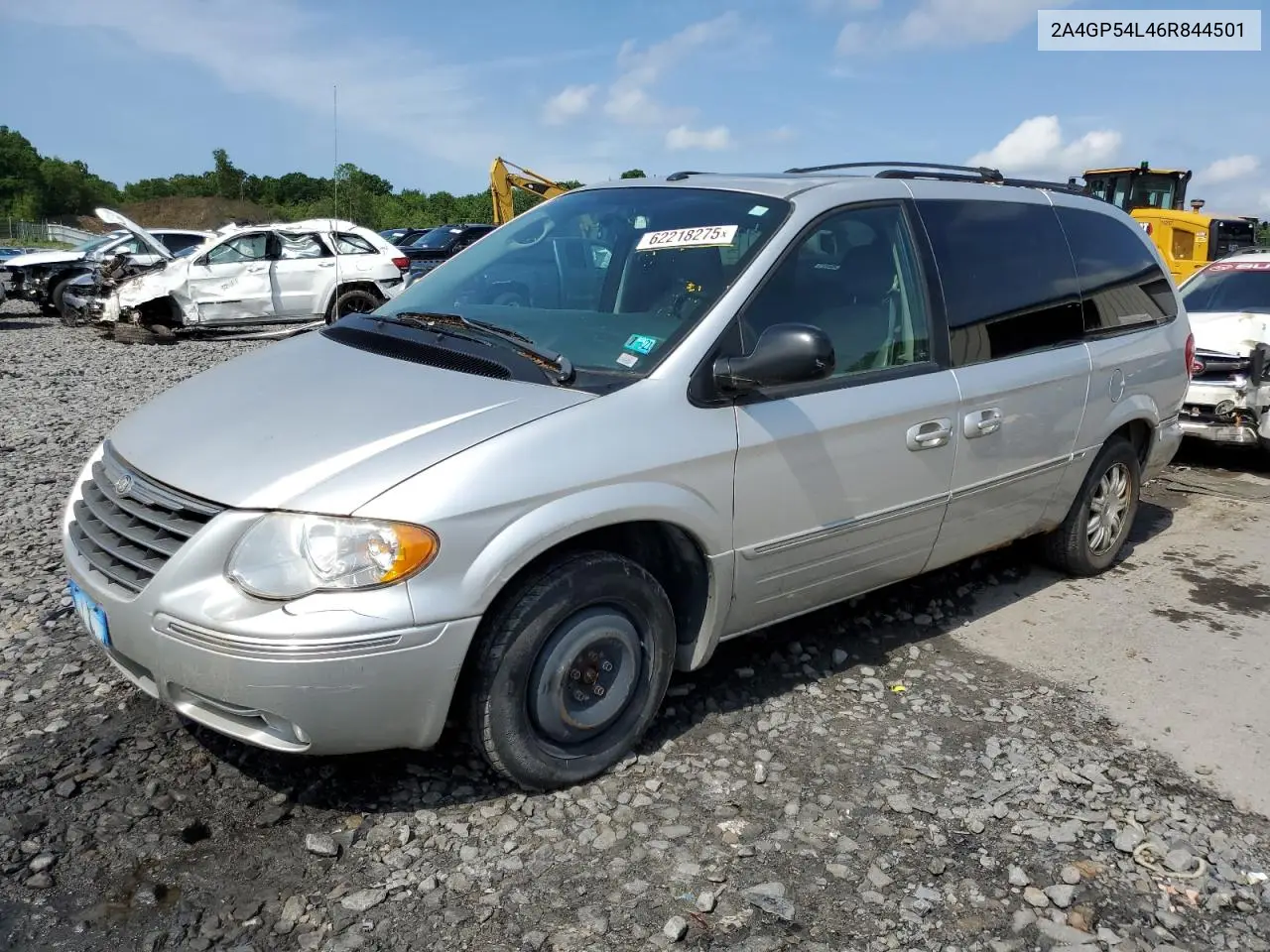 2006 Chrysler Town & Country Touring VIN: 2A4GP54L46R844501 Lot: 62218275