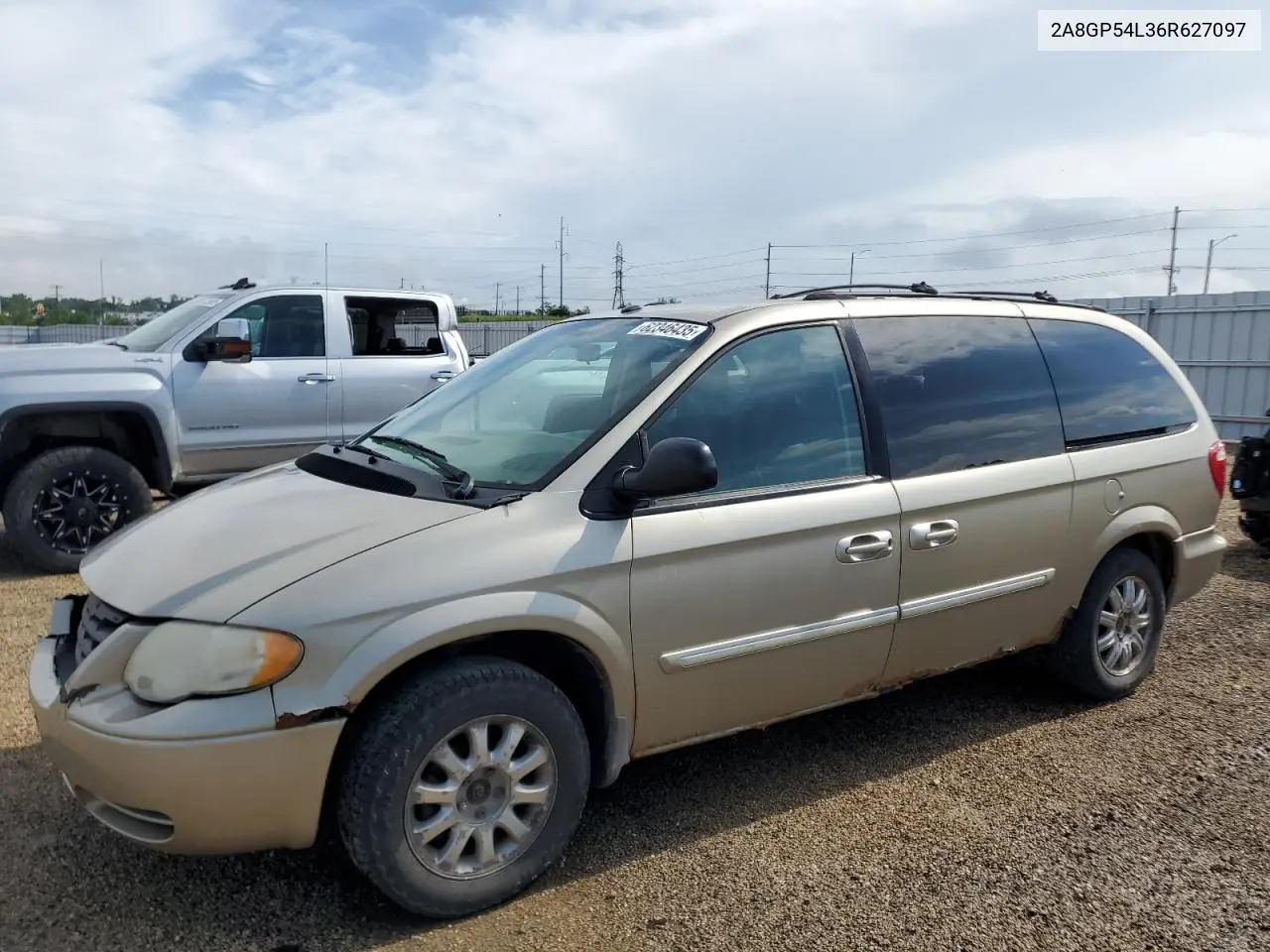 2006 Chrysler Town & Country Touring VIN: 2A8GP54L36R627097 Lot: 62346435