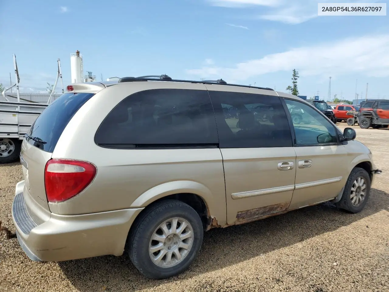 2006 Chrysler Town & Country Touring VIN: 2A8GP54L36R627097 Lot: 62346435