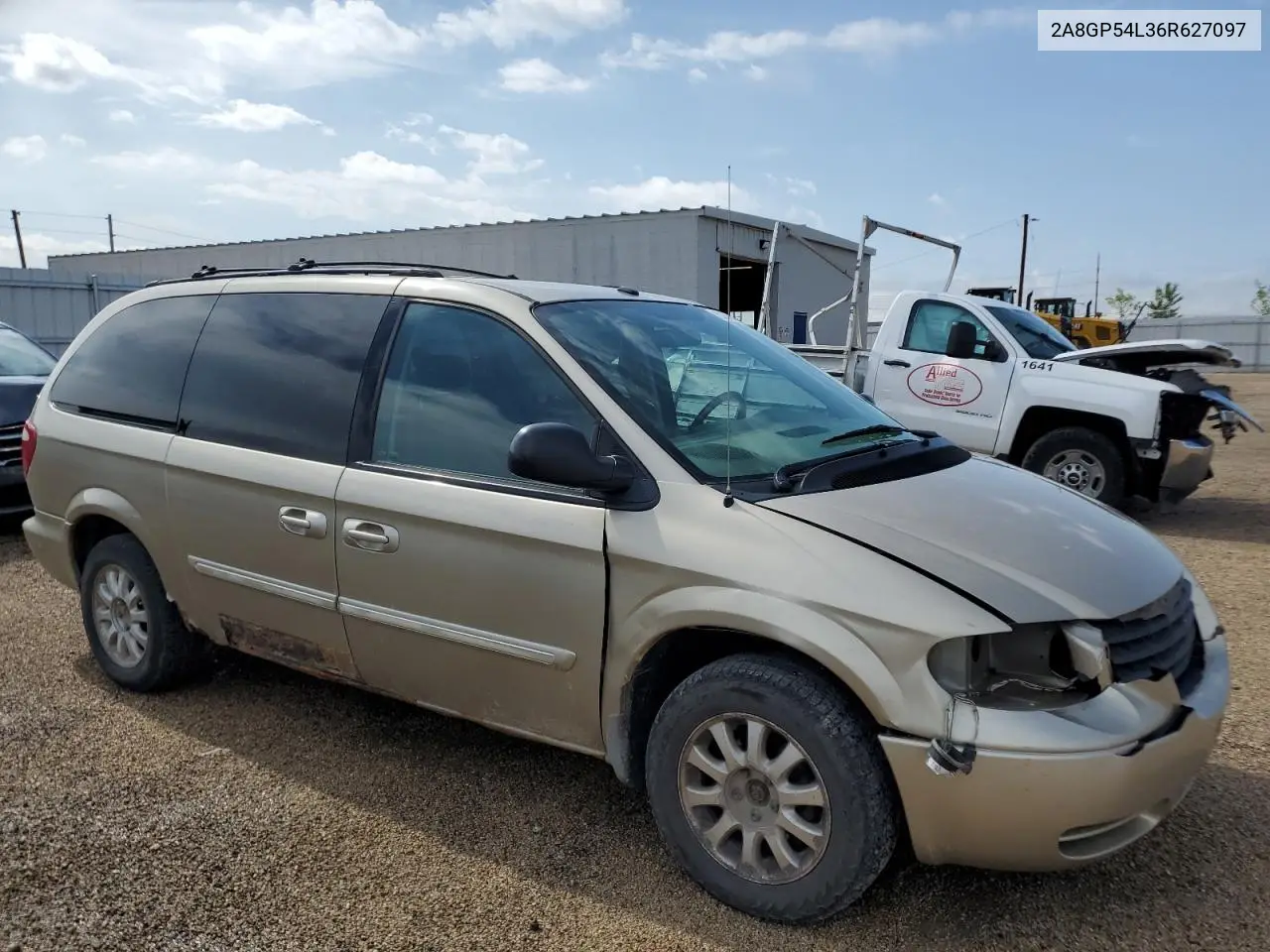 2006 Chrysler Town & Country Touring VIN: 2A8GP54L36R627097 Lot: 62346435