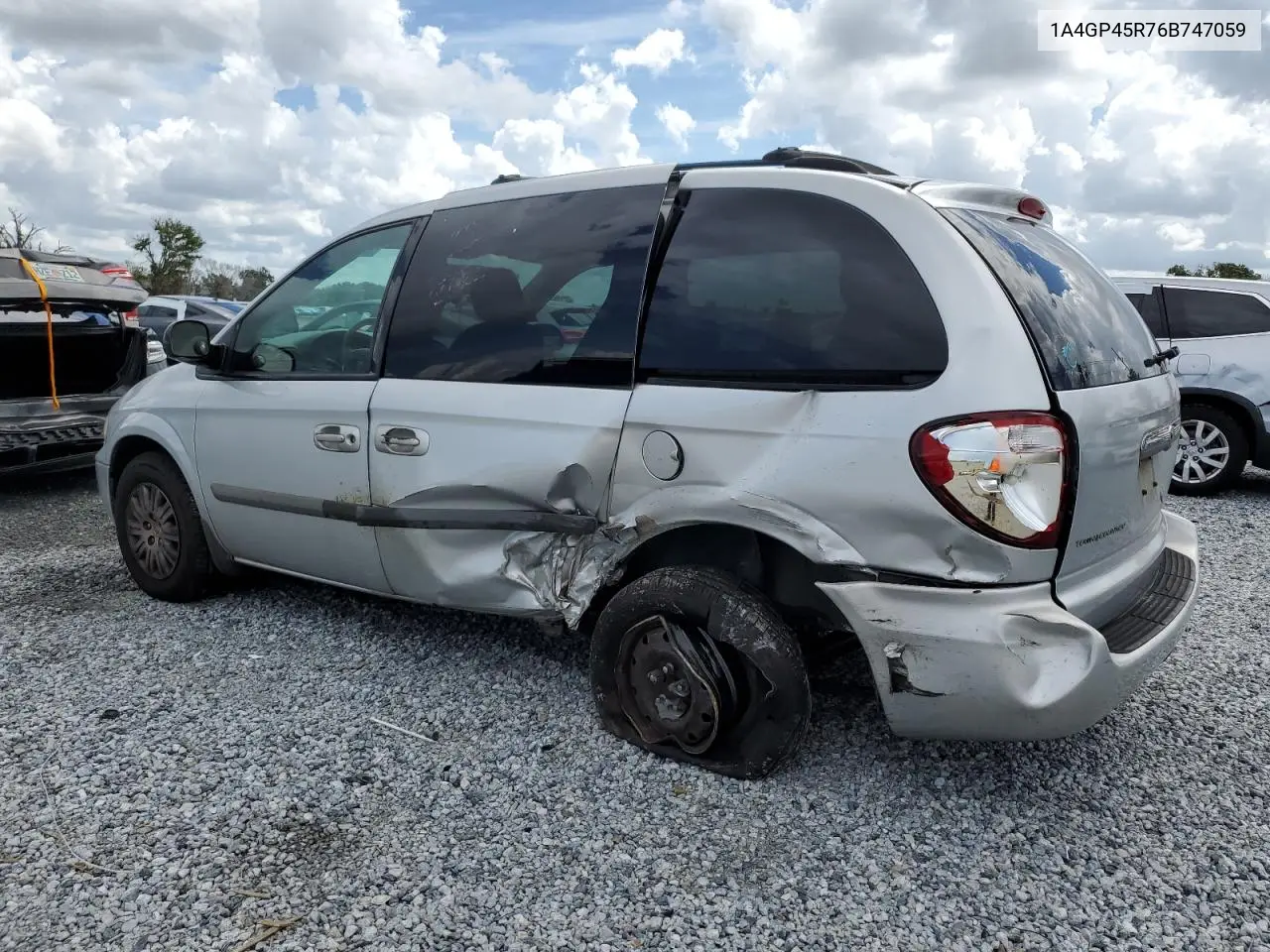 2006 Chrysler Town & Country VIN: 1A4GP45R76B747059 Lot: 62703395
