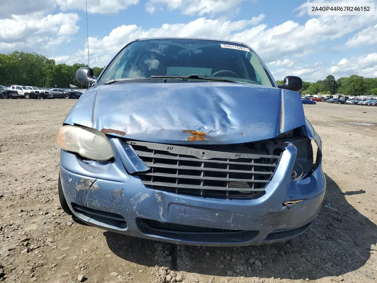2007 Chrysler Town & Country Lx VIN: 2A4GP44R67R246152 Lot: 55511585