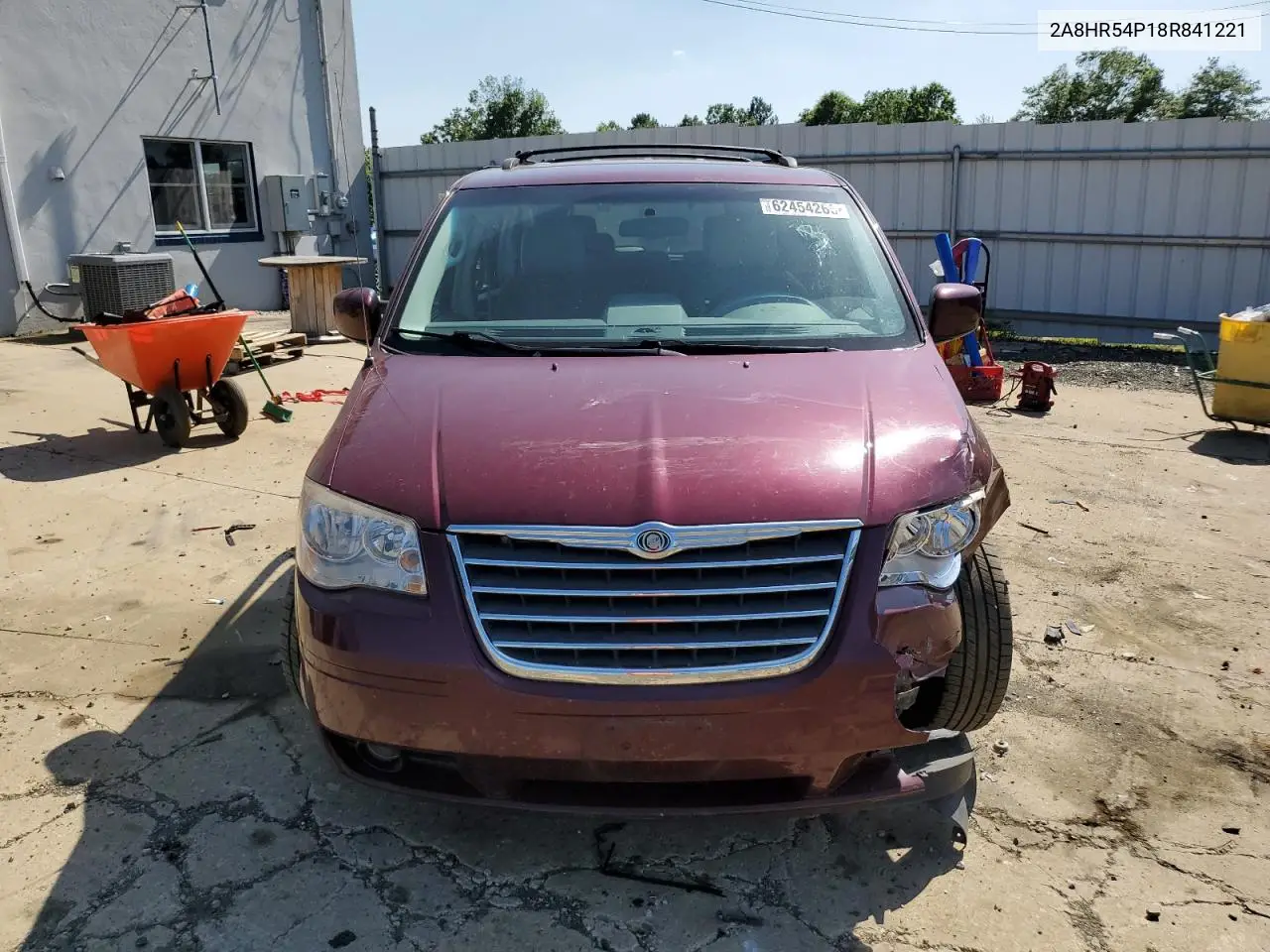 2008 Chrysler Town & Country Touring VIN: 2A8HR54P18R841221 Lot: 62454265