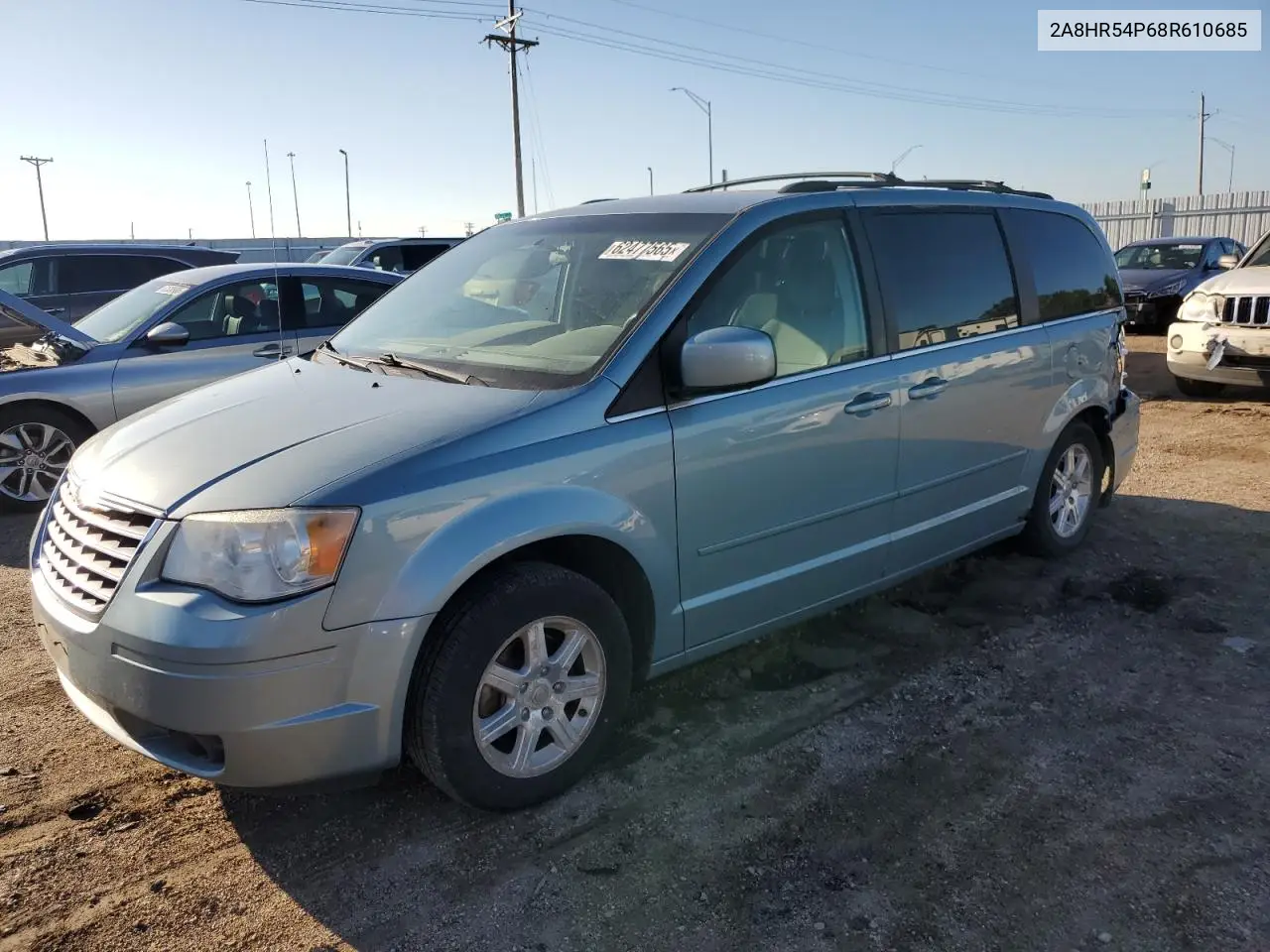 2008 Chrysler Town & Country Touring VIN: 2A8HR54P68R610685 Lot: 62477565