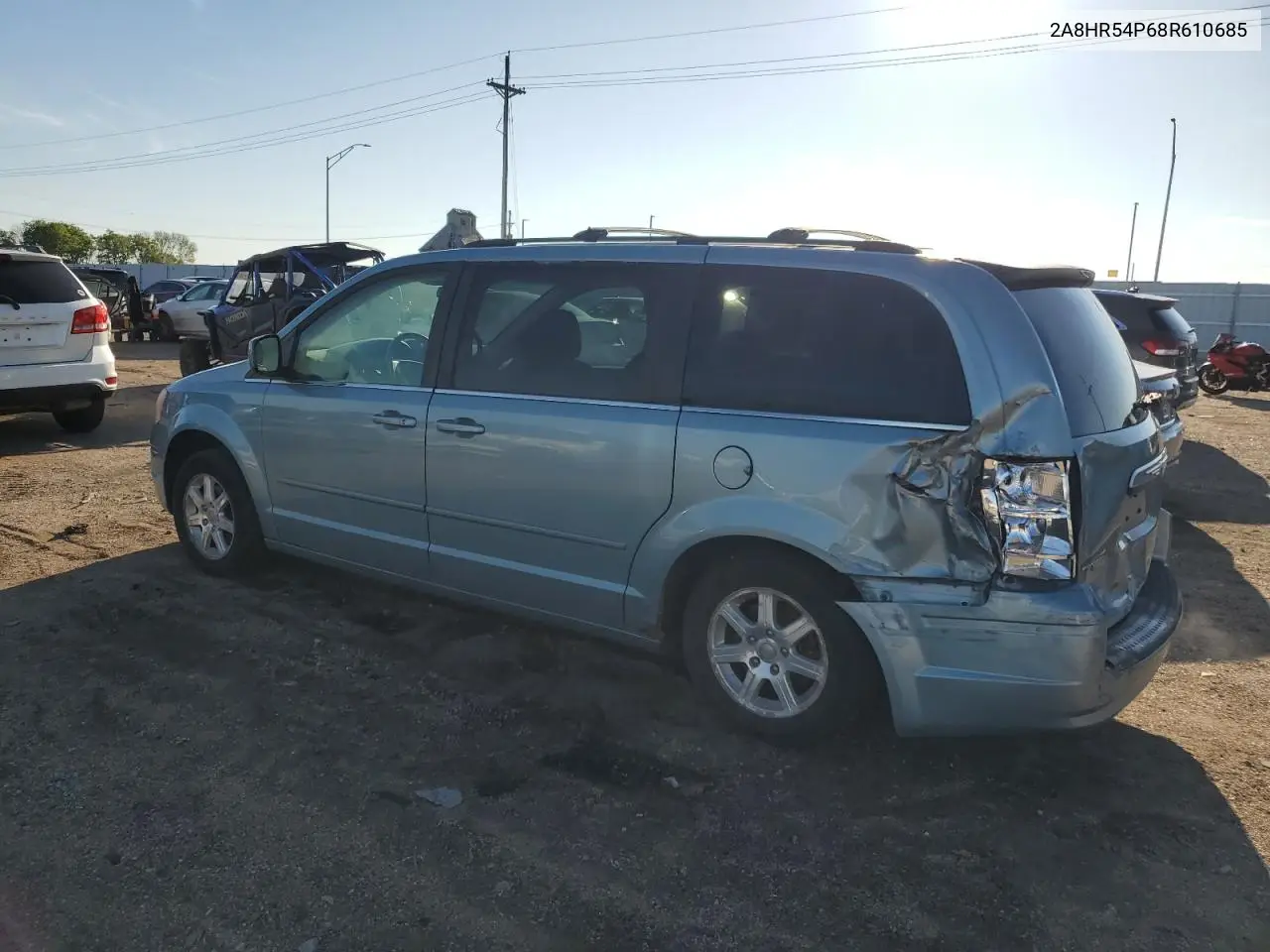 2008 Chrysler Town & Country Touring VIN: 2A8HR54P68R610685 Lot: 62477565