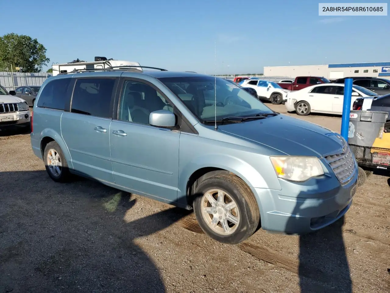 2008 Chrysler Town & Country Touring VIN: 2A8HR54P68R610685 Lot: 62477565