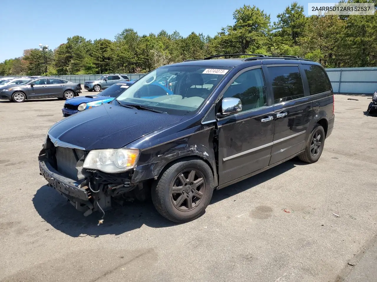 2010 Chrysler Town & Country Touring VIN: 2A4RR5D12AR152537 Lot: 53744073