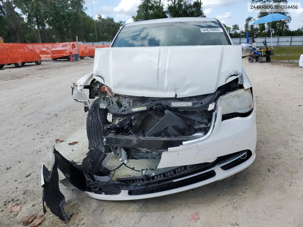 2011 Chrysler Town & Country Touring L VIN: 2A4RR8DG3BR704456 Lot: 54870065
