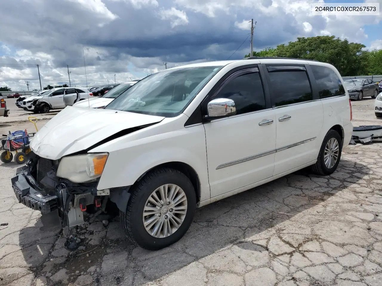 2012 Chrysler Town & Country Touring L VIN: 2C4RC1CGXCR267573 Lot: 55863785