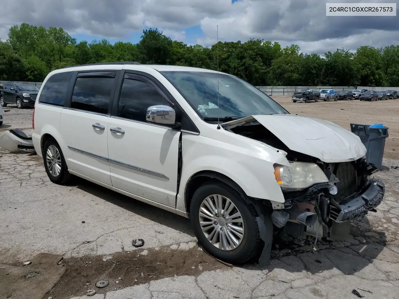 2012 Chrysler Town & Country Touring L VIN: 2C4RC1CGXCR267573 Lot: 55863785