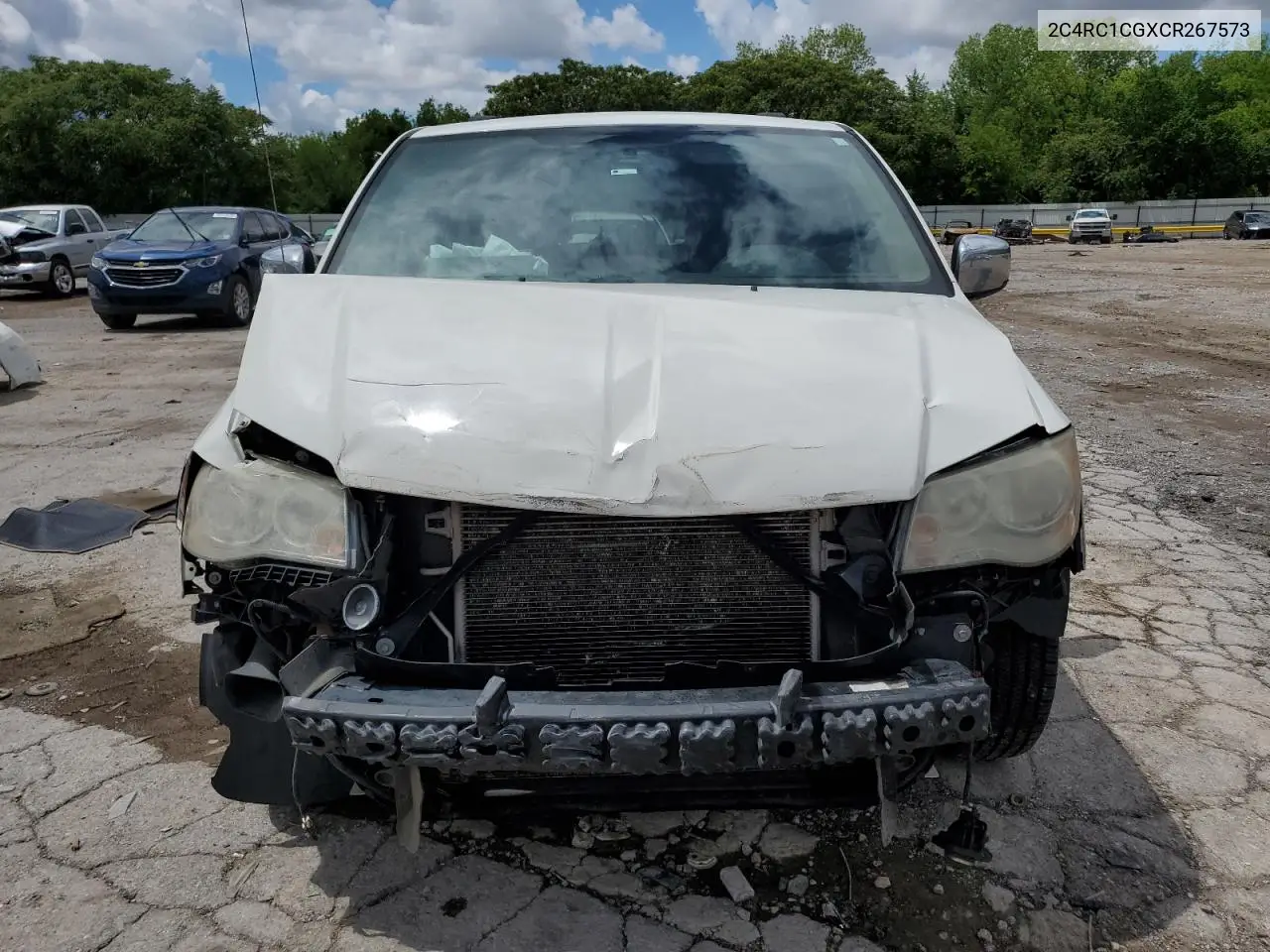 2012 Chrysler Town & Country Touring L VIN: 2C4RC1CGXCR267573 Lot: 55863785