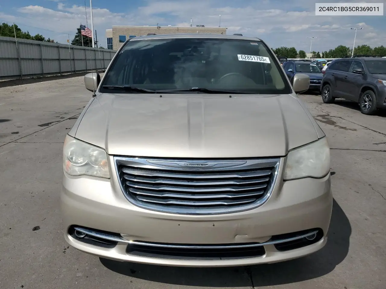 2012 Chrysler Town & Country Touring VIN: 2C4RC1BG5CR369011 Lot: 62851765