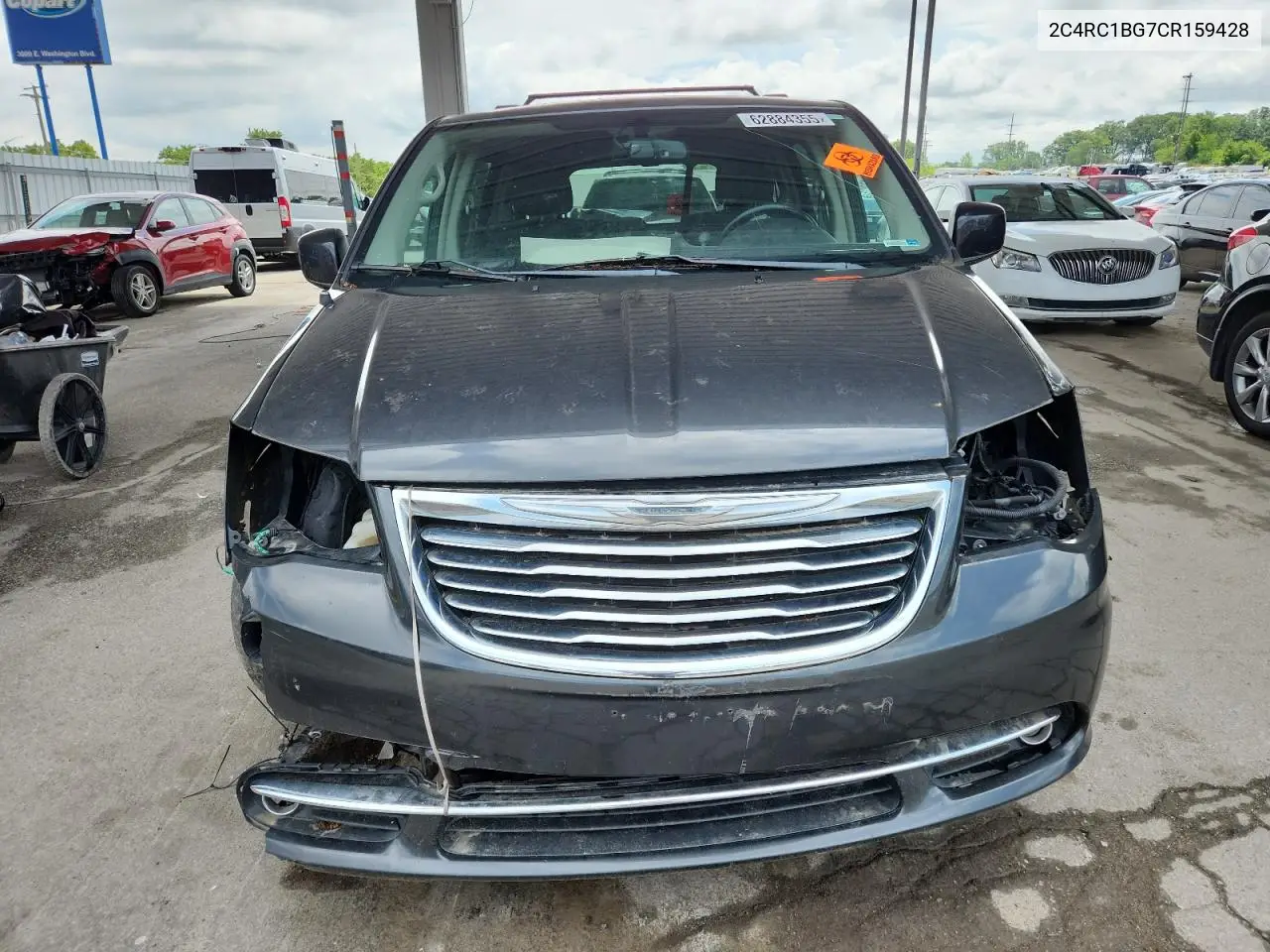 2012 Chrysler Town & Country Touring VIN: 2C4RC1BG7CR159428 Lot: 62884355