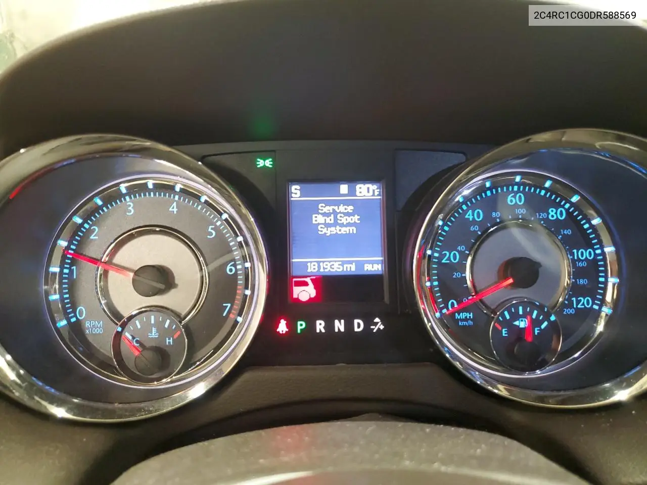 2013 Chrysler Town & Country Touring L VIN: 2C4RC1CG0DR588569 Lot: 56395275