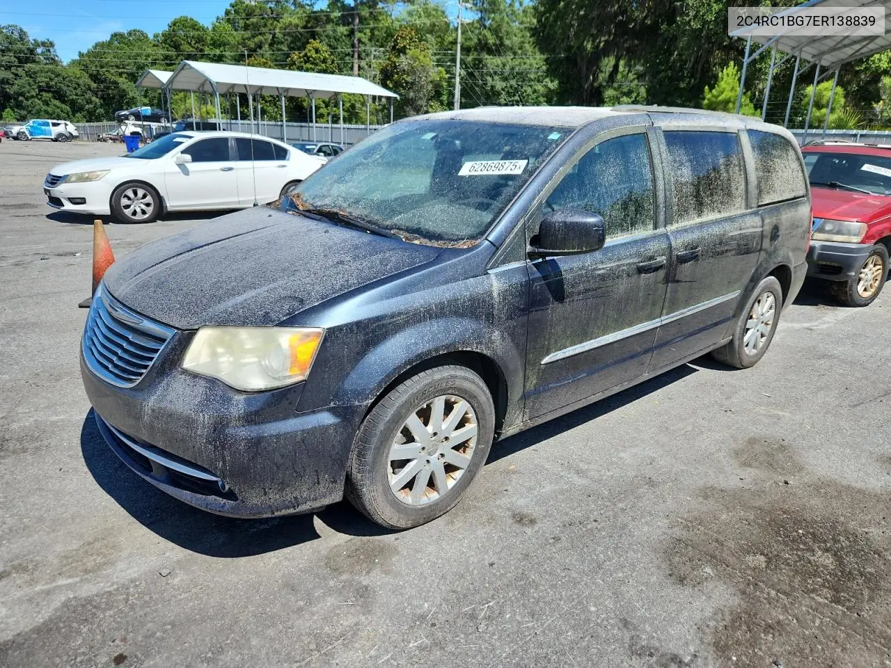 2014 Chrysler Town & Country Touring VIN: 2C4RC1BG7ER138839 Lot: 62869875