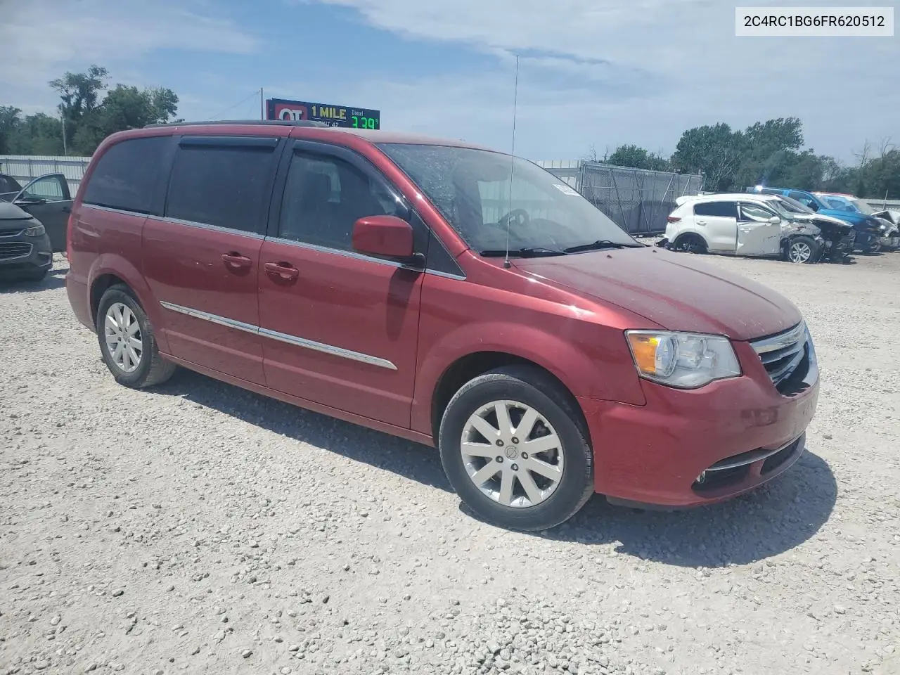 2015 Chrysler Town & Country Touring VIN: 2C4RC1BG6FR620512 Lot: 62482395