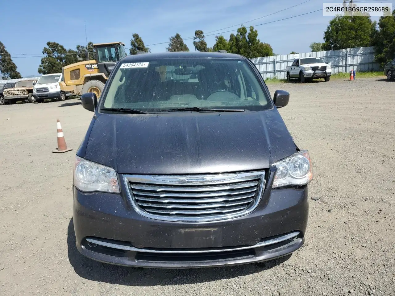 2016 Chrysler Town & Country Touring VIN: 2C4RC1BG9GR298689 Lot: 54264125