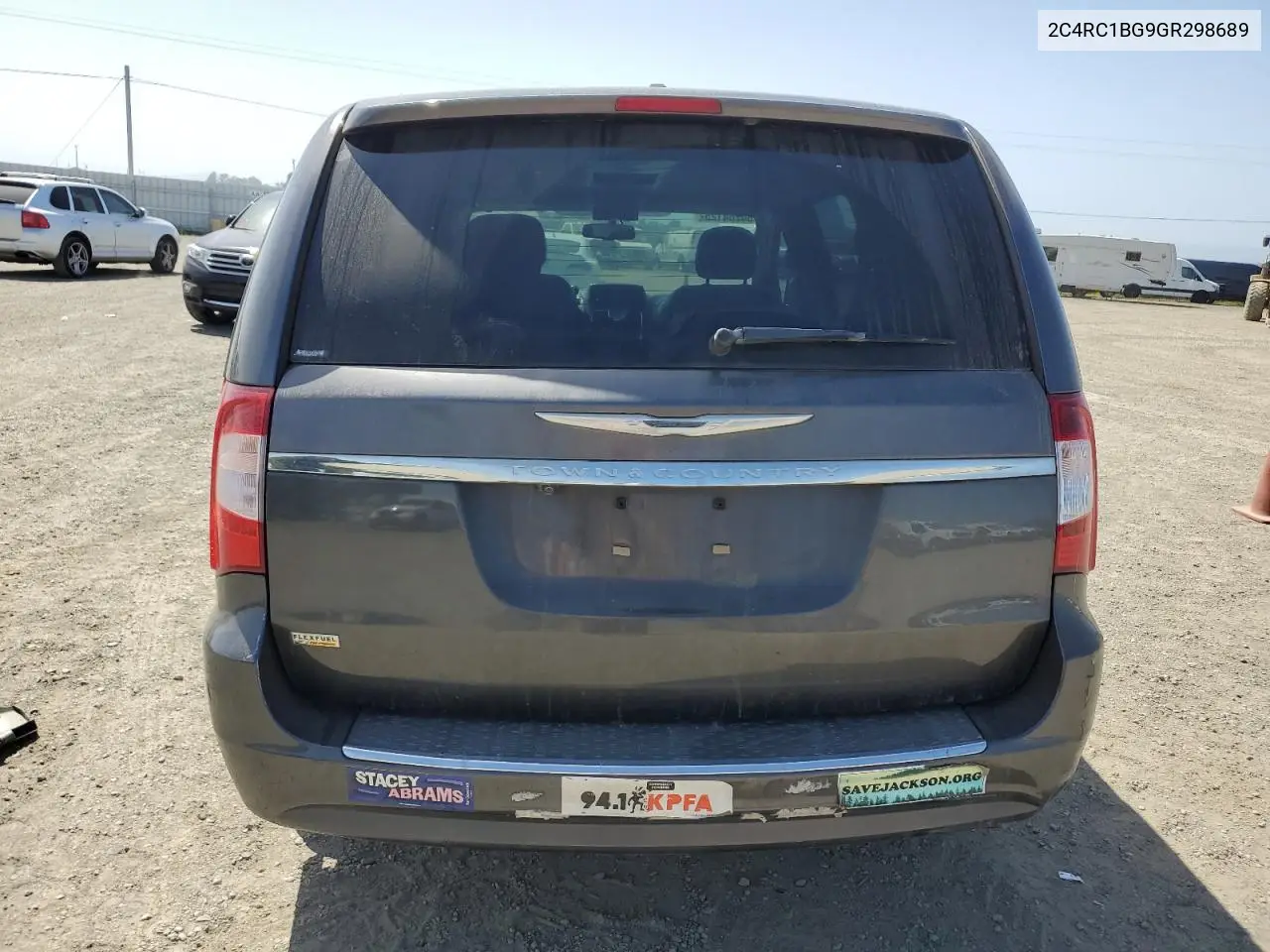 2016 Chrysler Town & Country Touring VIN: 2C4RC1BG9GR298689 Lot: 54264125