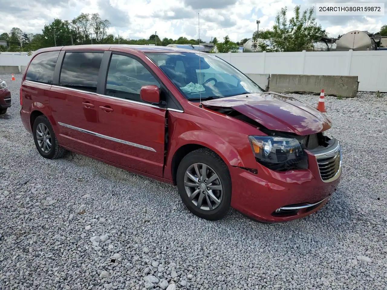 2016 Chrysler Town & Country S VIN: 2C4RC1HG8GR159872 Lot: 56740425