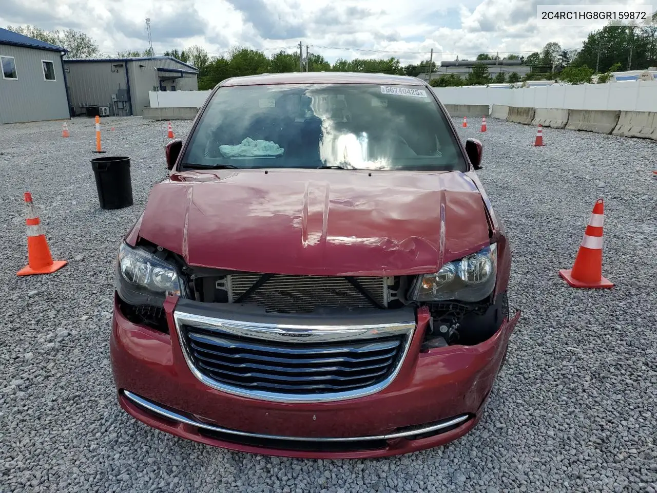 2016 Chrysler Town & Country S VIN: 2C4RC1HG8GR159872 Lot: 56740425