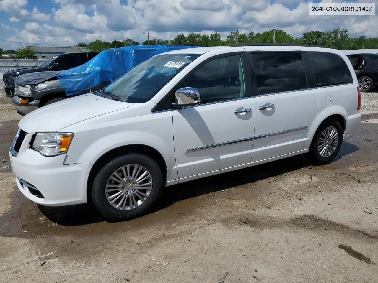 2016 Chrysler Town & Country Touring L VIN: 2C4RC1CG0GR101407 Lot: 56746155